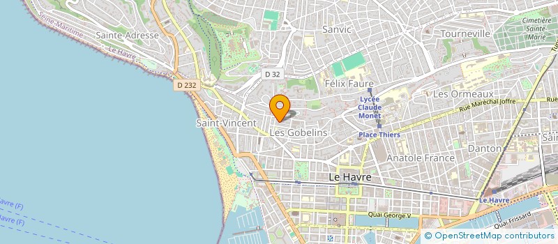 localisation de l'entreprise BLAVA à LE HAVRE