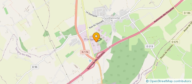 localisation de l'entreprise BLAVAIT MENUISERIES à TORIGNY-LES-VILLES