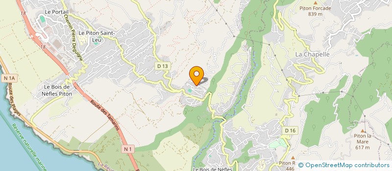localisation de l'entreprise BLAVEC à SAINT-LEU
