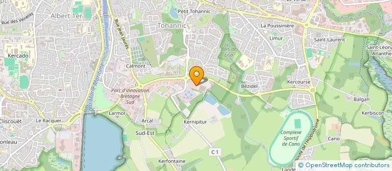 localisation de l'entreprise BLAVEC INDIVISION à VANNES