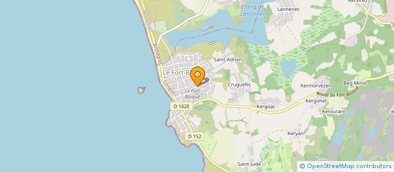 localisation de l'entreprise BLAVET CONSTRUCTIONS  PLOEMEUR