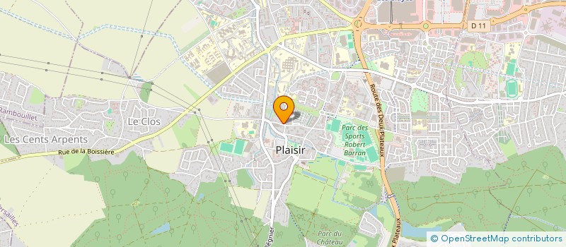 localisation de l'entreprise BLAVIC SCI  PLAISIR