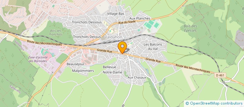 localisation de l'entreprise BLAVOT CHATELAIN ASSURANCE ET PATRIMOINE  VALDAHON