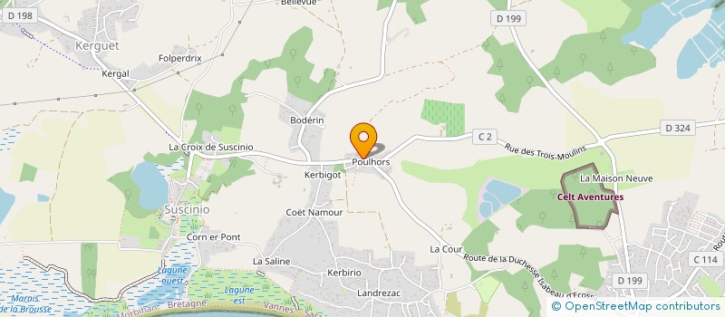 localisation de l'entreprise BLAWEN  SARZEAU