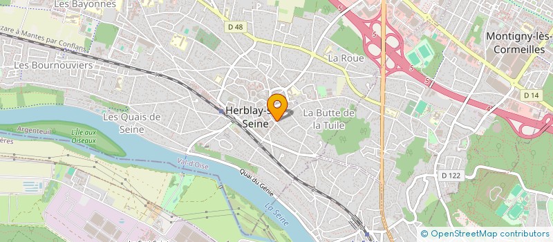 localisation de l'entreprise BLAWK CONSULTING  HERBLAY-SUR-SEINE
