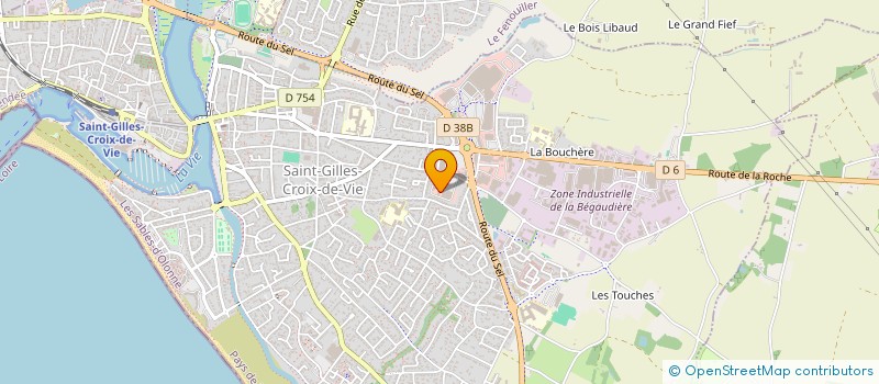 localisation de l'entreprise BLAXTIM à SAINT-GILLES-CROIX-DE-VIE