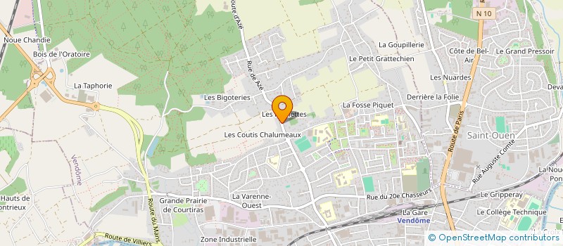 localisation de l'entreprise BLAY J P ET BLAY C  VENDOME