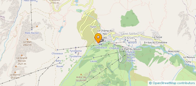 localisation de l'entreprise BLAY JOUIN XAVIER ET CECILE  SAINT SORLIN D'ARVES