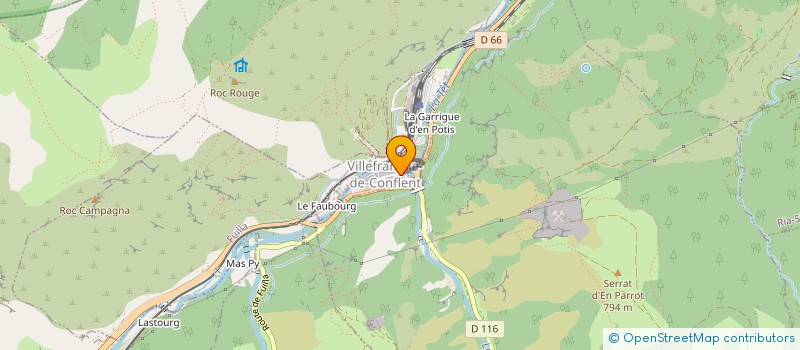 localisation de l'entreprise BLAYA à VILLEFRANCHE DE CONFLENT