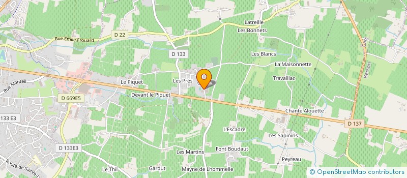 localisation de l'entreprise BLAYE OENOLOGIE à SAINT-PAUL
