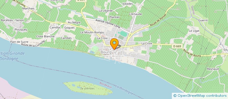 localisation de l'entreprise BLAYE PAS CHER  BOURG