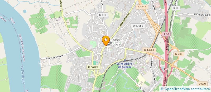 localisation de l'entreprise BLAYE REPUBLIQUE  BORDEAUX