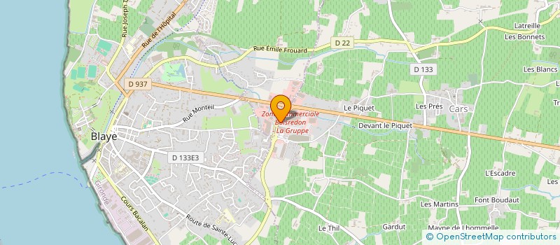 localisation de l'entreprise BLAYIMMO  CARS