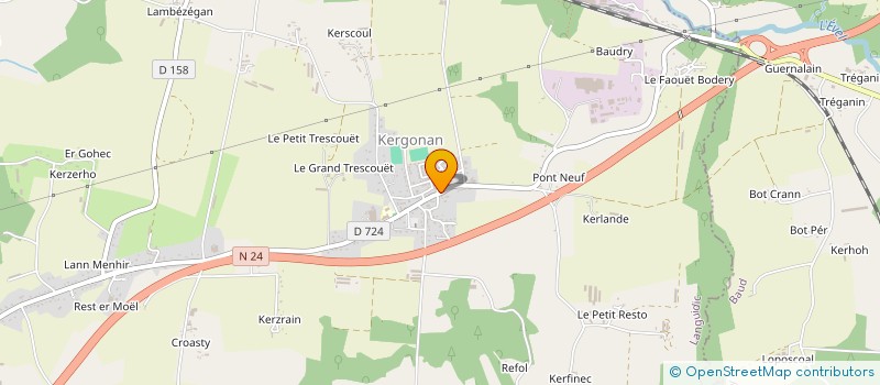 localisation de l'entreprise BLAYO ET FILS à LANGUIDIC