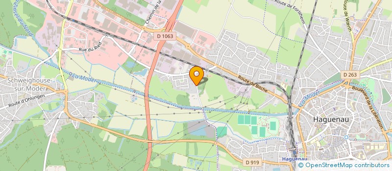 localisation de l'entreprise BLAZE COLLECTIVE  HAGUENAU