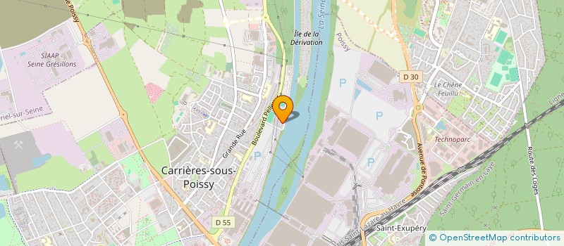 localisation de l'entreprise BLAZE ENERGY  CARRIERES-SOUS-POISSY