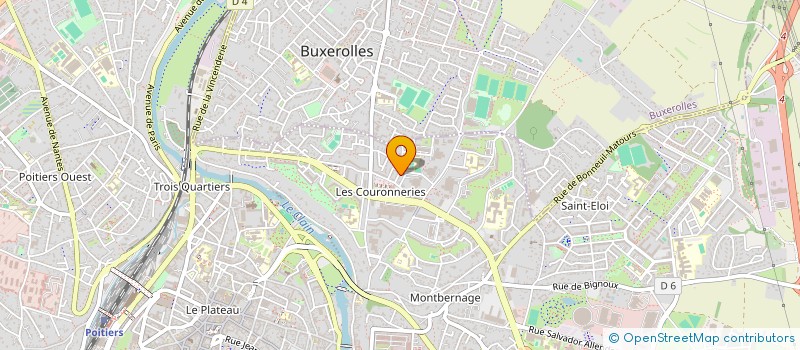 localisation de l'entreprise BLAZER à POITIERS