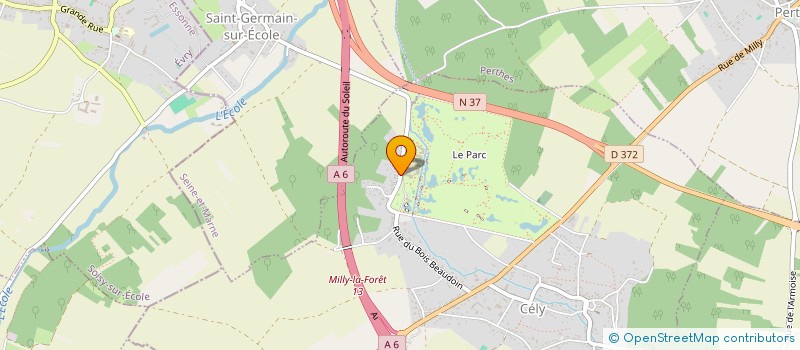 localisation de l'entreprise BLB  CELY