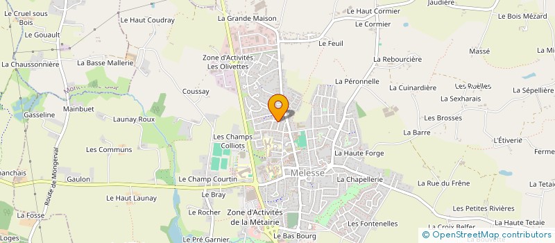 localisation de l'entreprise BLB  MELESSE