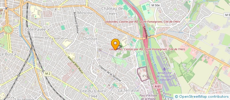 localisation de l'entreprise BLB AUDIT à TOULOUSE