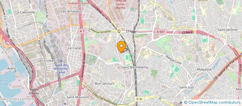 localisation de l'entreprise BLB IMPORT EXPORT à MARSEILLE