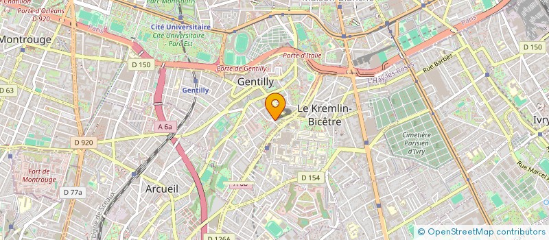 localisation de l'entreprise BLB TRANSPORT à GENTILLY