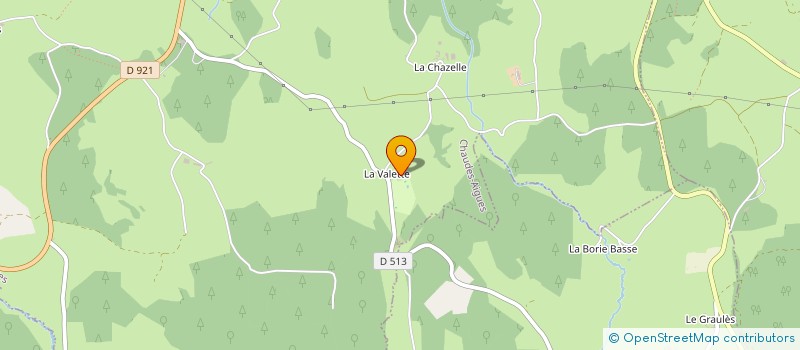 localisation de l'entreprise BLBG à CHAUDES-AIGUES