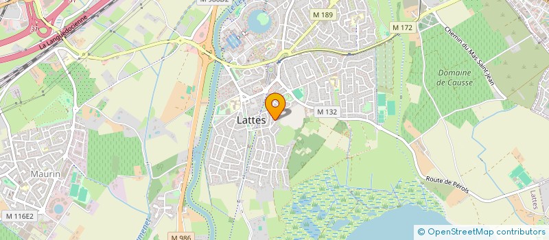 localisation de l'entreprise BLBV  LATTES