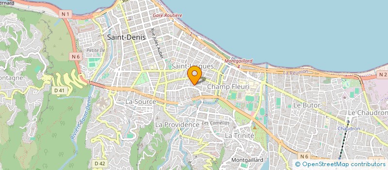 localisation de l'entreprise BLBV à SAINT-DENIS