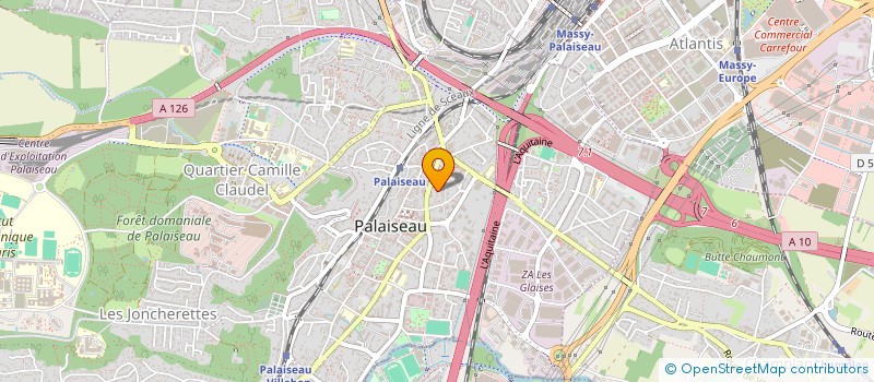 localisation de l'entreprise BLC  PALAISEAU