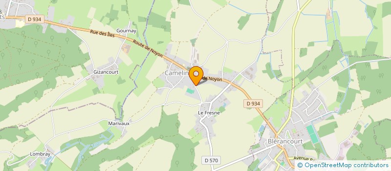 localisation de l'entreprise BLC  CAMELIN