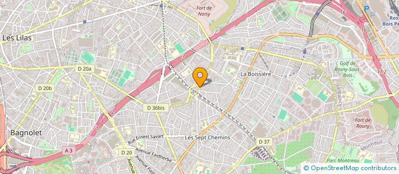 localisation de l'entreprise BLC à ROMAINVILLE