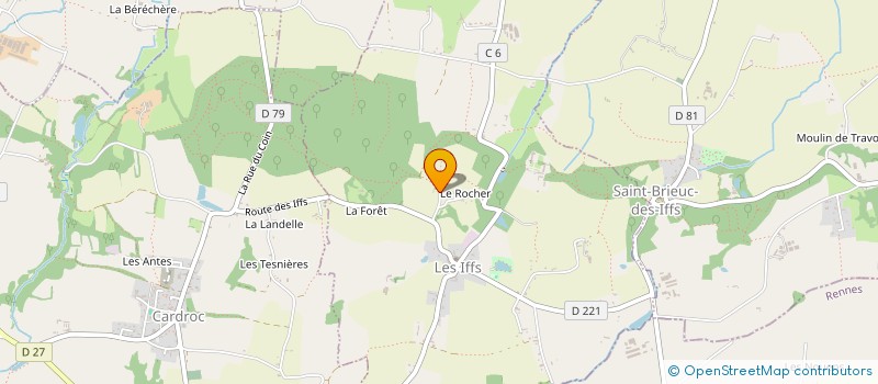 localisation de l'entreprise BLC  LES IFFS