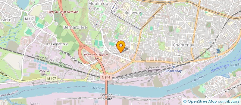 localisation de l'entreprise BLC à NANTES