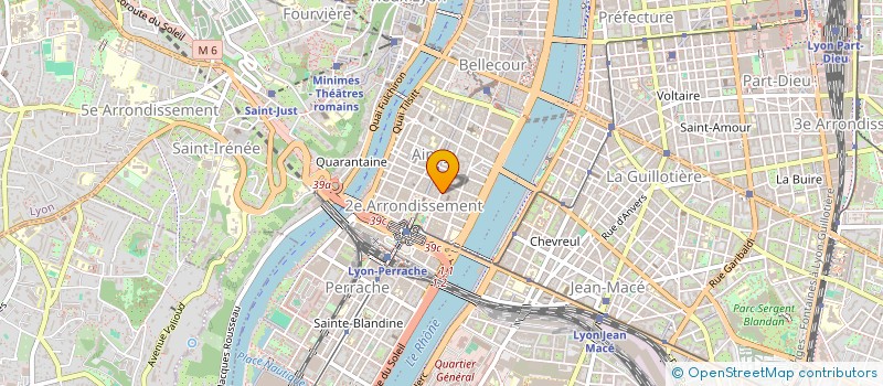 localisation de l'entreprise BLC  LYON