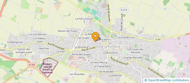 localisation de l'entreprise BLC  DOUE-EN-ANJOU