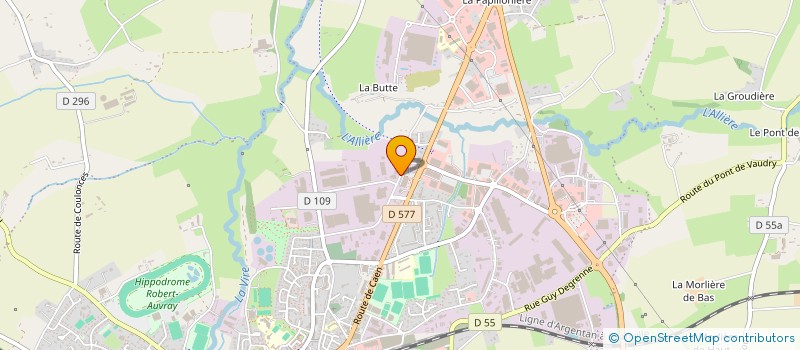 localisation de l'entreprise BLC ASSISTANCE  VIRE-NORMANDIE