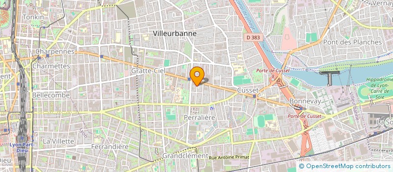 localisation de l'entreprise BLC CONSEIL  VILLEURBANNE