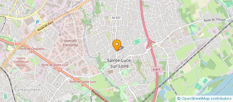 localisation de l'entreprise BLC INVESTISSEMENTS  SAINTE-LUCE-SUR-LOIRE