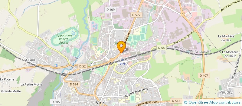 localisation de l'entreprise BLC LOCATION  VIRE-NORMANDIE