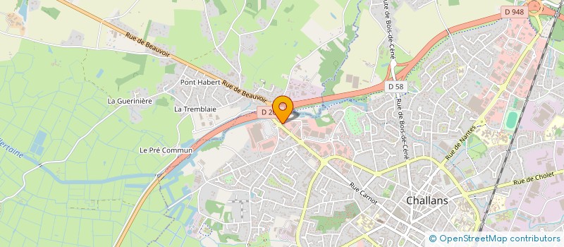 localisation de l'entreprise BLC MAITRISE D'OEUVRE à CHALLANS