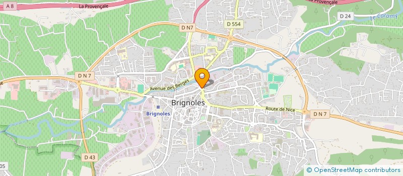 localisation de l'entreprise BLC PASQUIER à BRIGNOLES