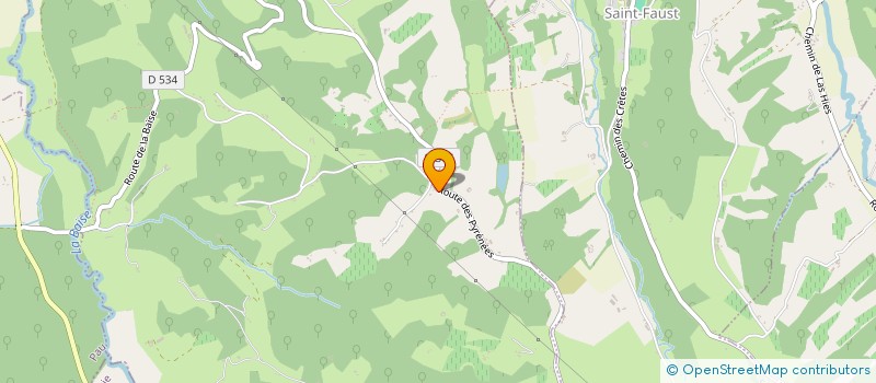 localisation de l'entreprise BLC PEYROUTET  AUBERTIN