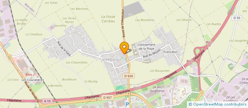 localisation de l'entreprise BLC SOLAIRES ENERGIES  VILLEBAROU