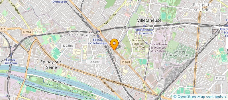 localisation de l'entreprise BLC SPORTS HOUILLES à EPINAY-SUR-SEINE