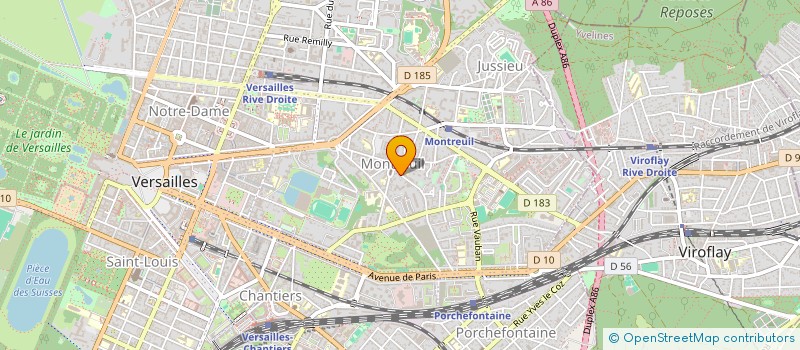localisation de l'entreprise BLCH HOLDING à VERSAILLES