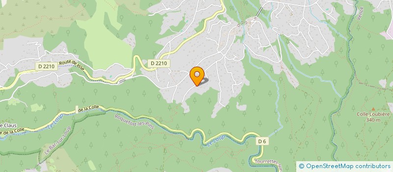 localisation de l'entreprise BLCKBRD à TOURRETTES-SUR-LOUP