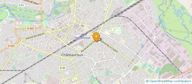 localisation de l'entreprise BLCONSULTING à CHATEAUROUX
