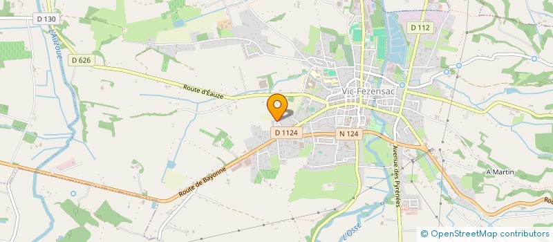 localisation de l'entreprise BLCT  VIC-FEZENSAC