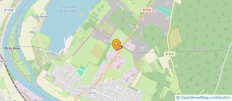 localisation de l'entreprise BLCT COURCELLES  COURCELLES-SUR-SEINE